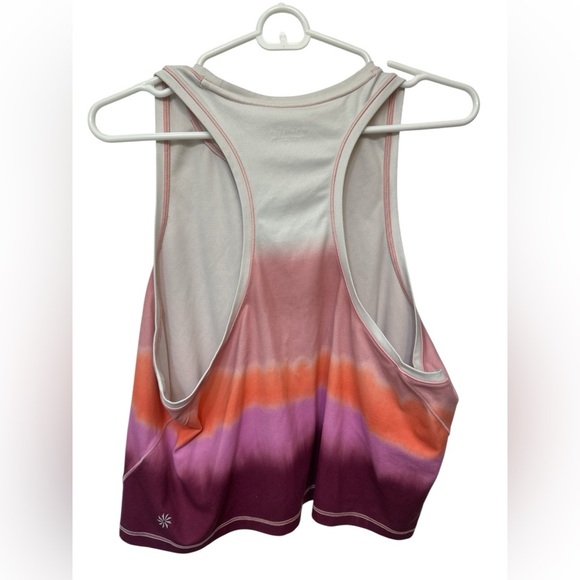 Athleta Shanti Printed Crop Tank in Sea Spray - Picture 2 of 4